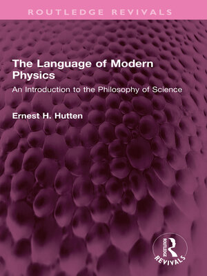cover image of The Language of Modern Physics
